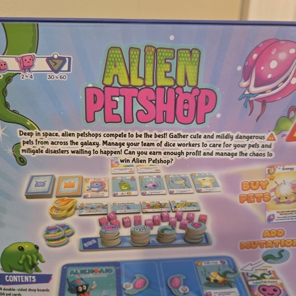 Alien Petshop | Ogre Crossing Board Game 100% Complete EUC Alien Pet Shop Game - Picture 12 of 15